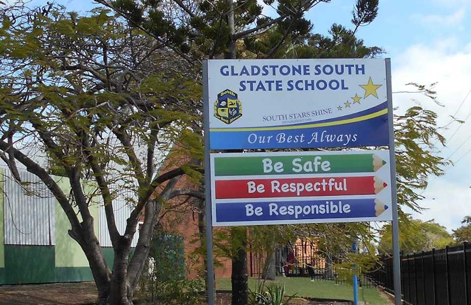 South Gladstone State School - operating since 1898 - 2 minutes drive from BA Wealth office